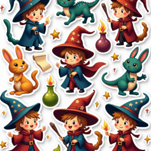 Kids Stickers - Sheet v44